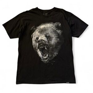 Men's Black Rook brand Graphic Bear Tee Men’s large